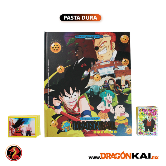Álbum Pasta Dura Dragon Ball 2: Saga de la Patrulla Roja + Set completo y tazos