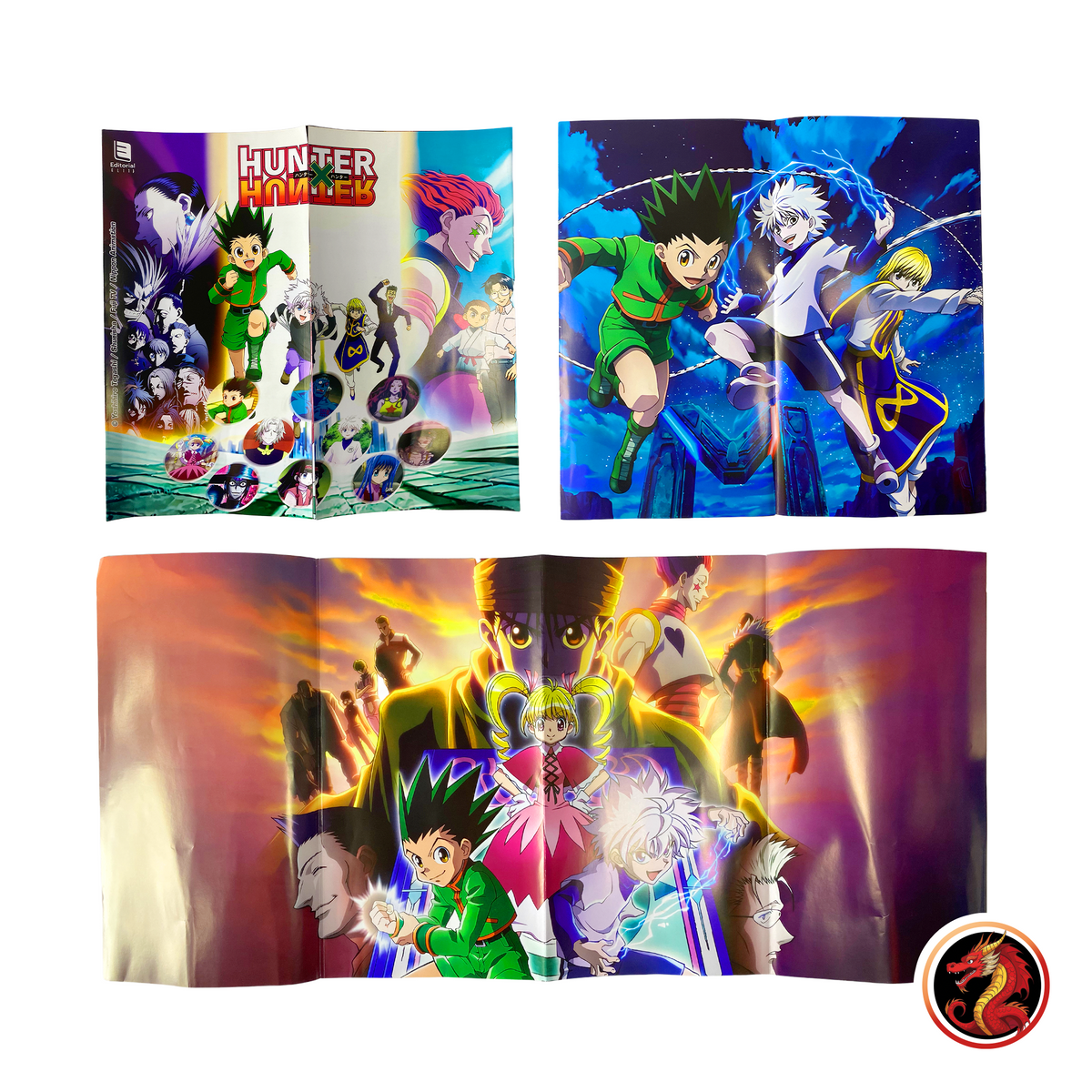 Álbum Pasta Dura Enciclopedia Galaxy Hunter x Hunter + Set Completo