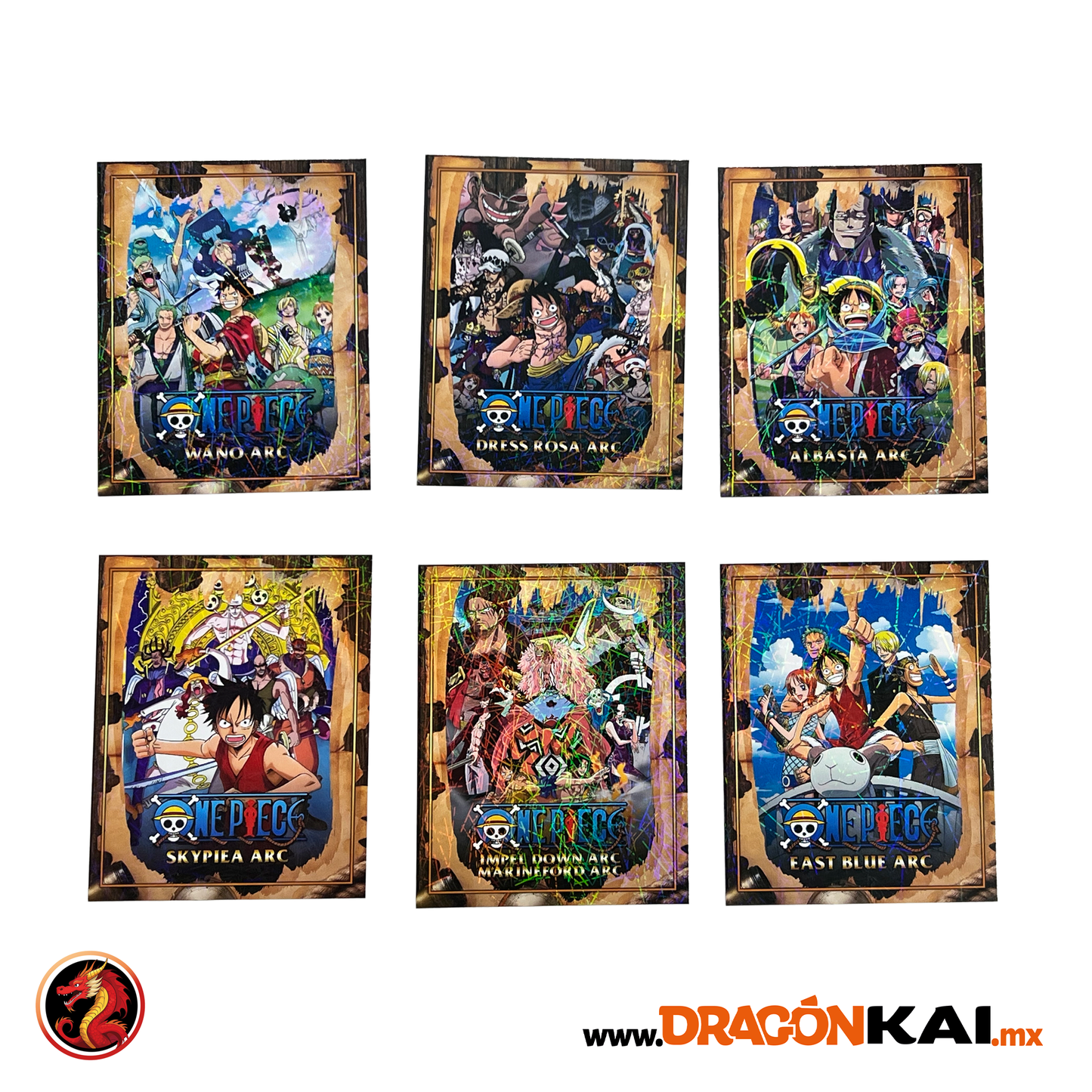 Álbum One Piece: La Historia Completa + Set completo a pegar y Caps