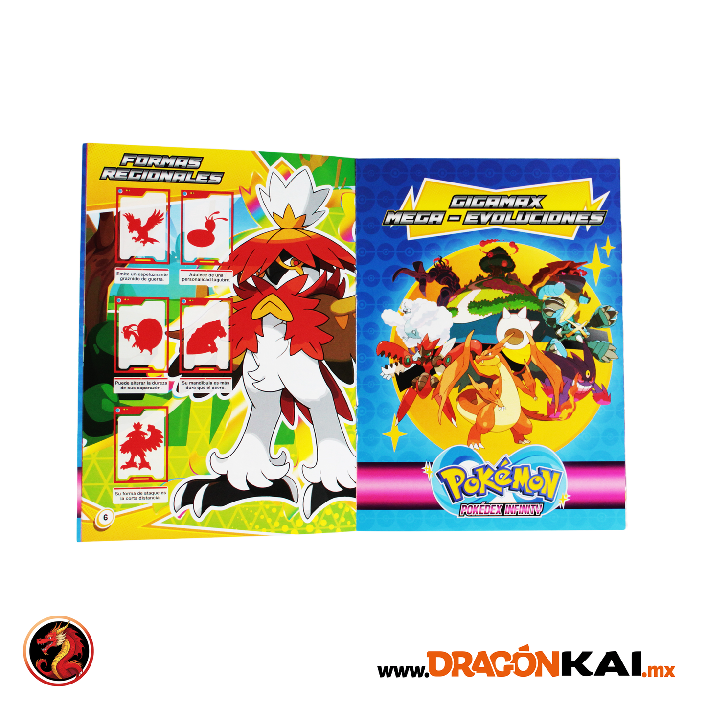 Álbum Enciclopedia Pokémon – Pokedex Infinity + Mini Álbum + Set completo a pegar