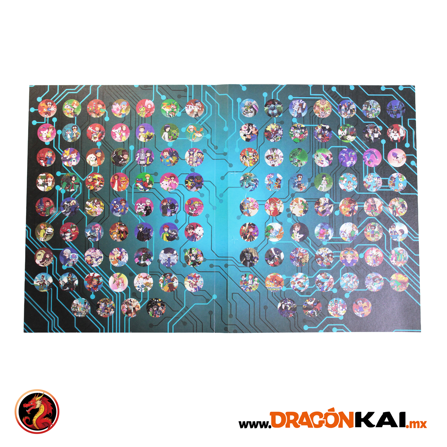 Album Enciclopedia Pasta Dura DIGIMON GALAXY + set completo a pegar