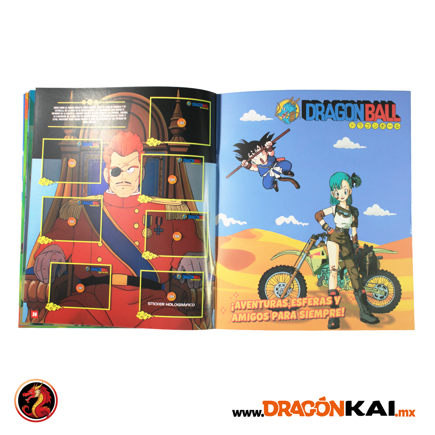 Álbum Dragon Ball: La Saga del Emperador Pilaf + Set completo a pegar