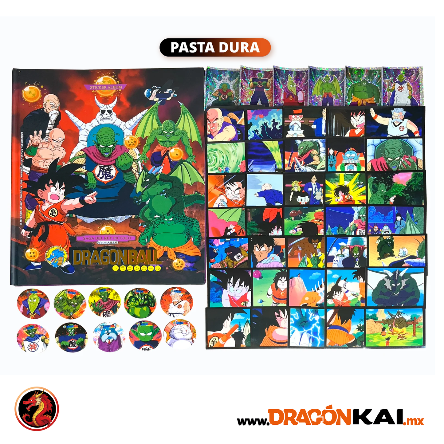 Álbum Pasta Dura Dragon Ball 3: Saga del Rey Piccolo + Set completo