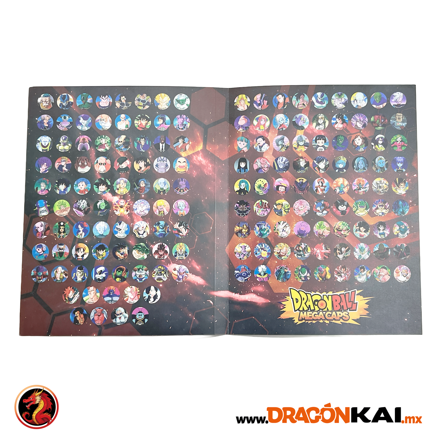 Álbum Pasta Dura Dragon Ball Galaxy: Enciclopedia de personajes + Set completo a pegar