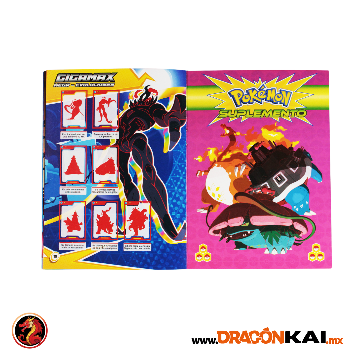 Álbum Enciclopedia Pokémon – Pokedex Infinity + Mini Álbum + Set completo a pegar