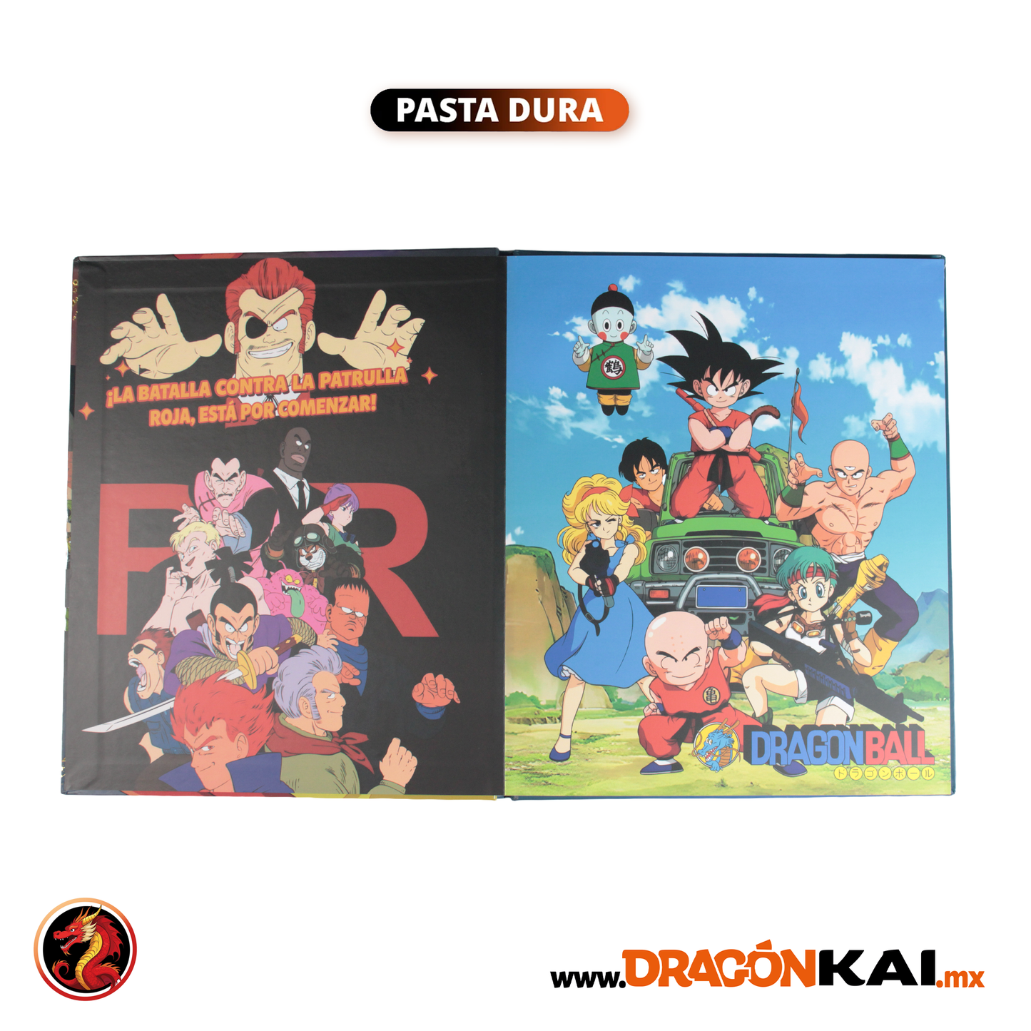 Álbum Pasta Dura Dragon Ball 2: Saga de la Patrulla Roja + Set completo y tazos