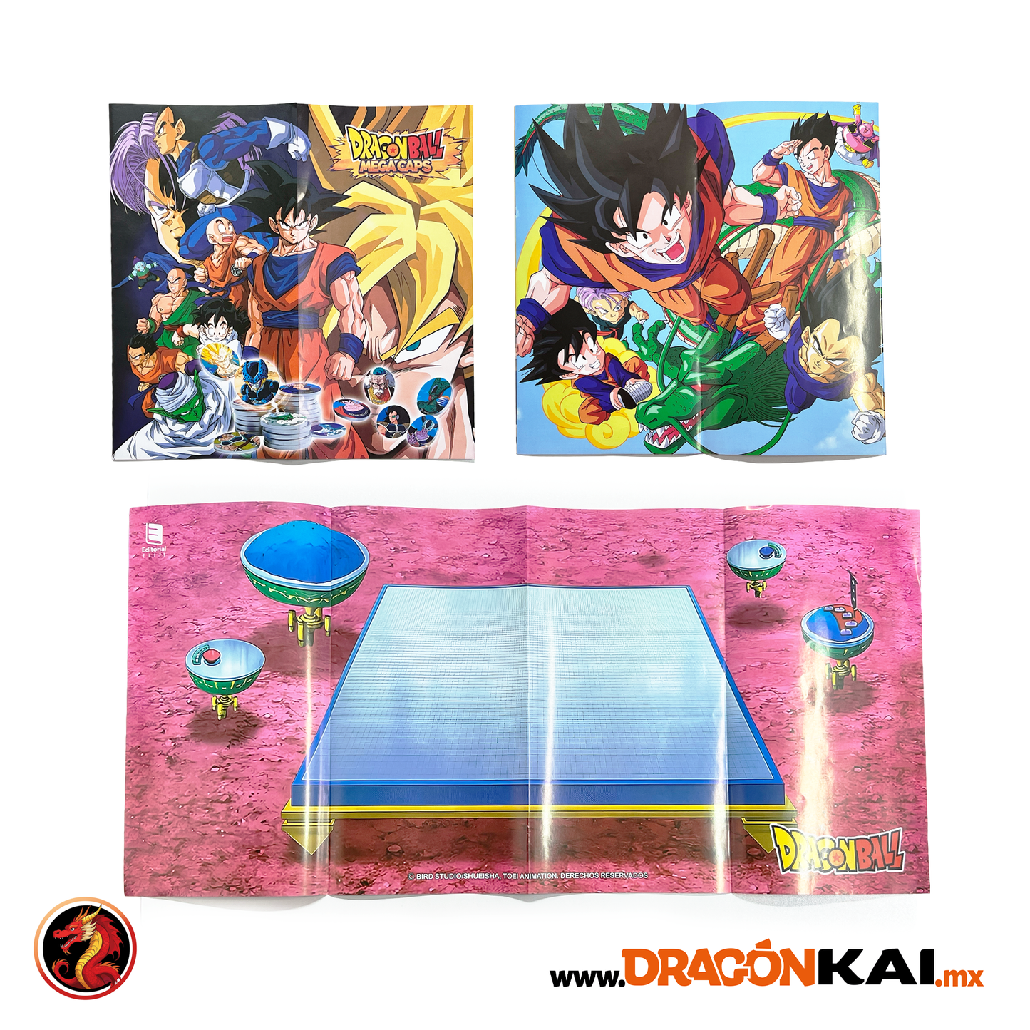 Álbum Pasta Dura Dragon Ball Galaxy: Enciclopedia de personajes + Set completo a pegar