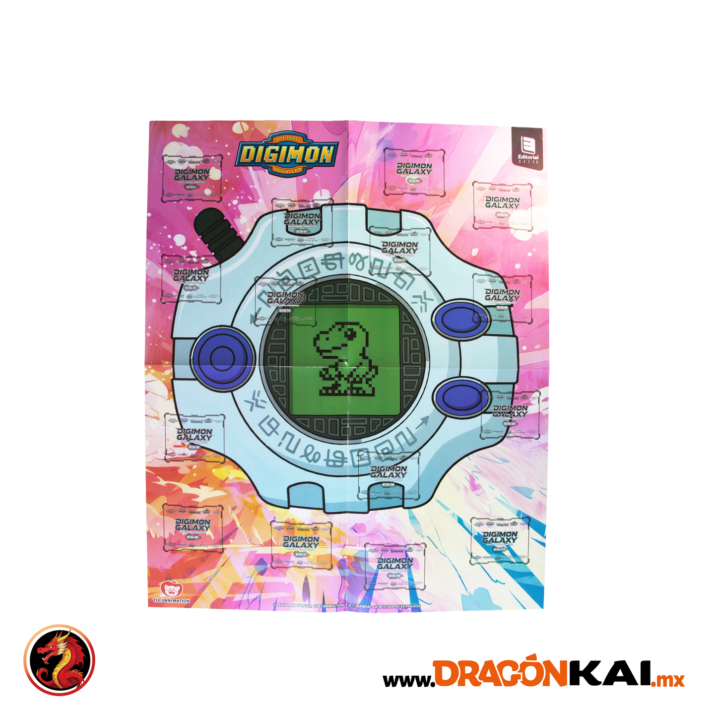 Album Enciclopedia Pasta Dura DIGIMON GALAXY + set completo a pegar