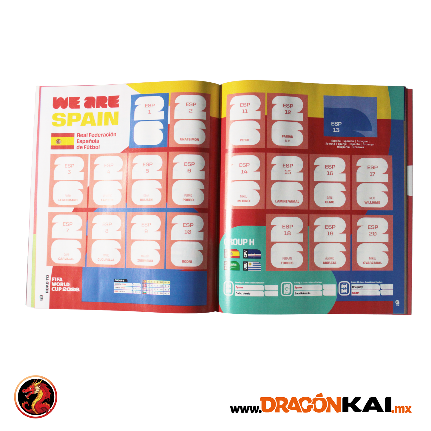 Álbum Oficial Mundial 2026 (Panini) Versión Internacional
