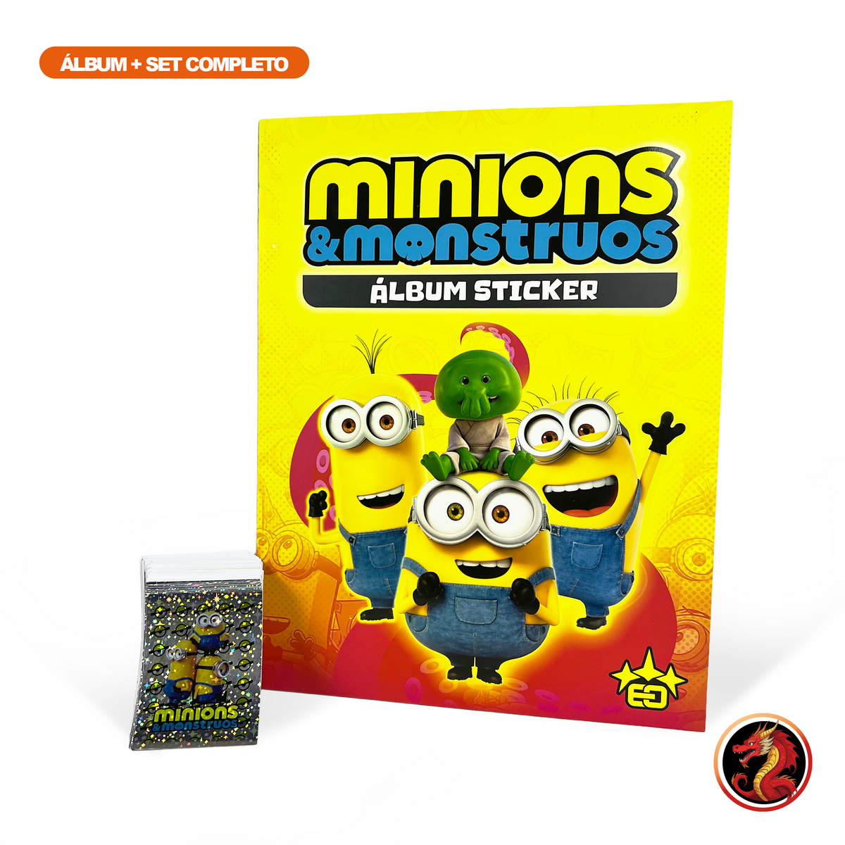 Álbum Minions y Monstruos + Set completo