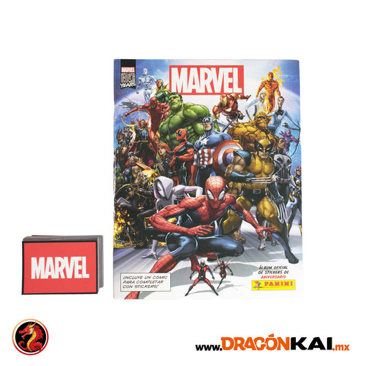 Álbum Marvel 80 años + Set completo