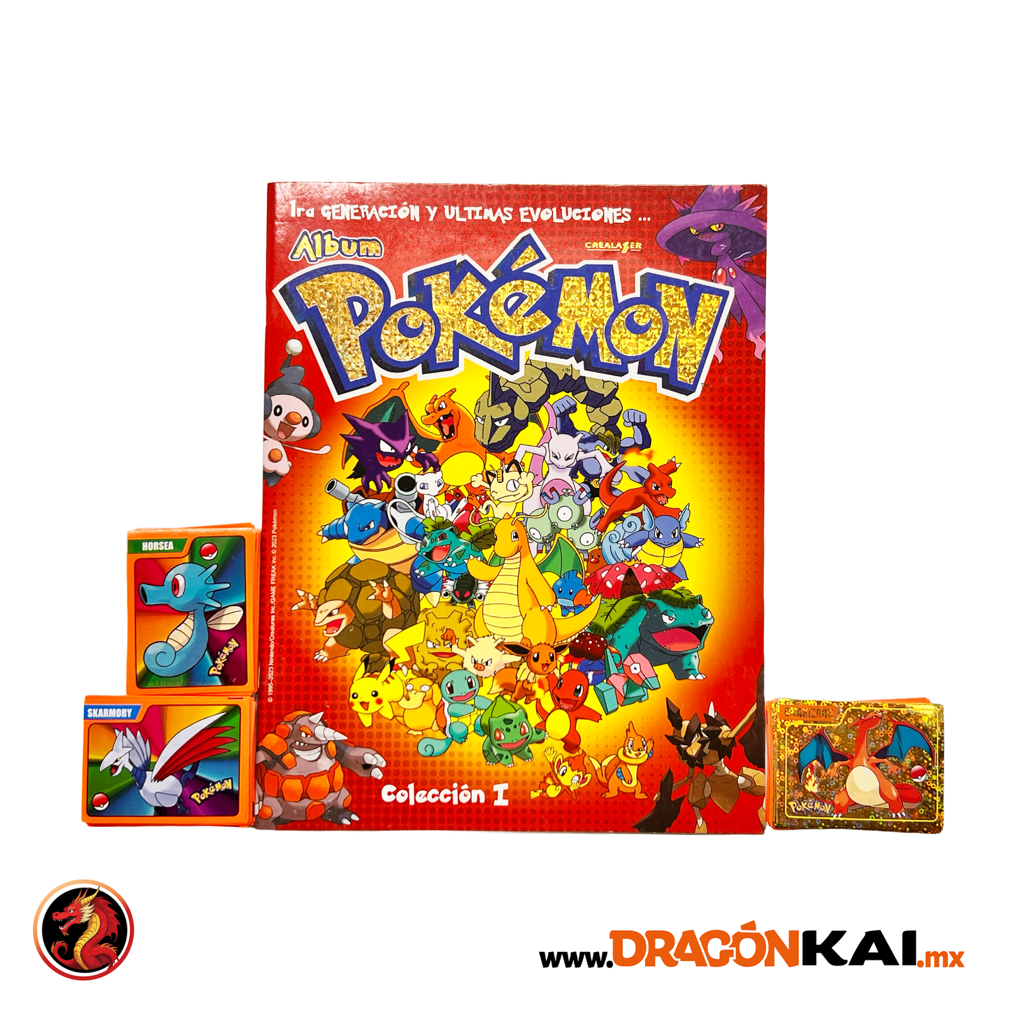 Álbum Pokémon: Primera Generación y Últimas Evoluciones Vol. 1 + Set completo a pegar