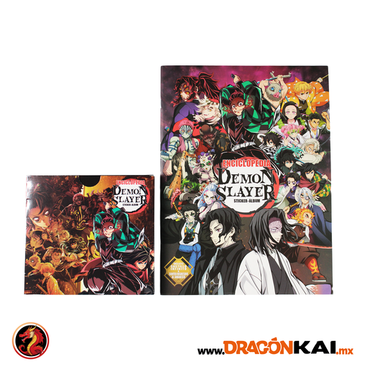 Álbum Enciclopedia Demon Slayer (Editorial Zero) + Set completo a pegar