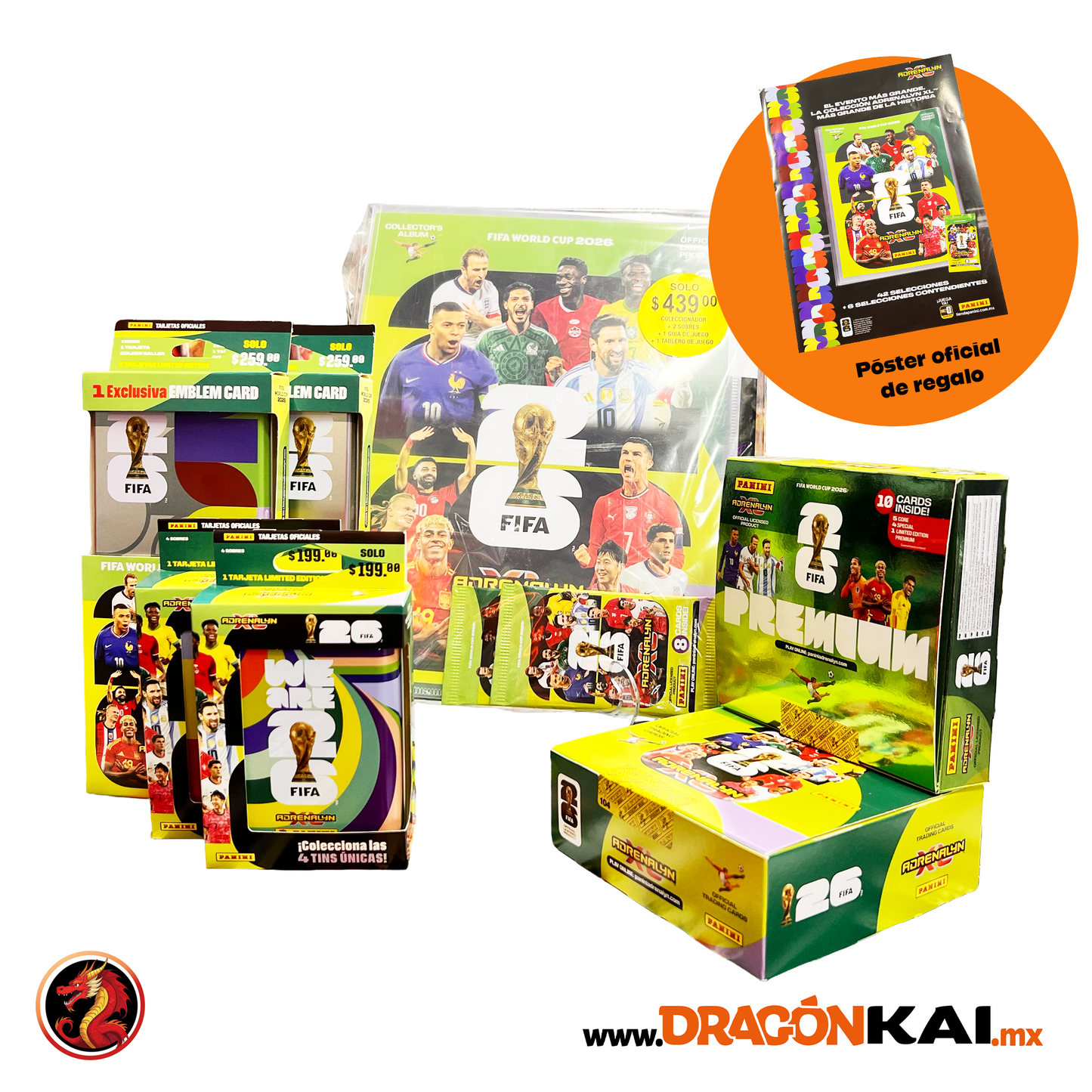 Pack Colección WORLD CUP 2026 TCG Adrenalyn XL – Panini