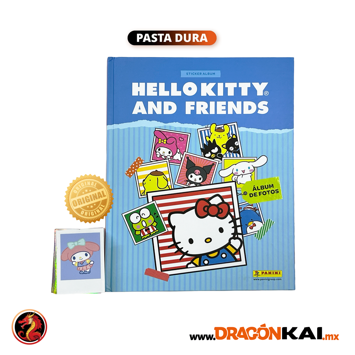 Álbum Pasta Dura HELLO KITTY AND FRIENDS (Panini) + Set completo a pegar