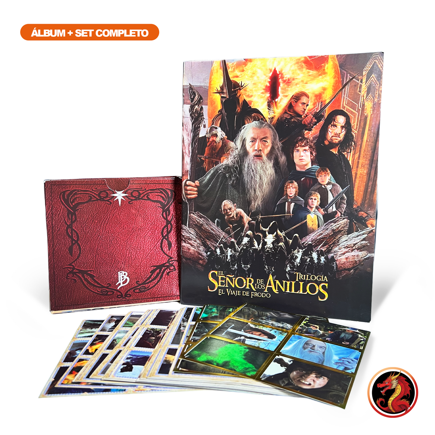 Álbum Trilogía El Señor de los Anillos: El viaje de Frodo + Set completo