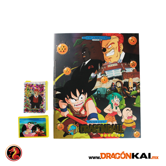Álbum Dragon Ball 2: Saga de la Patrulla Roja + Set completo y tazos
