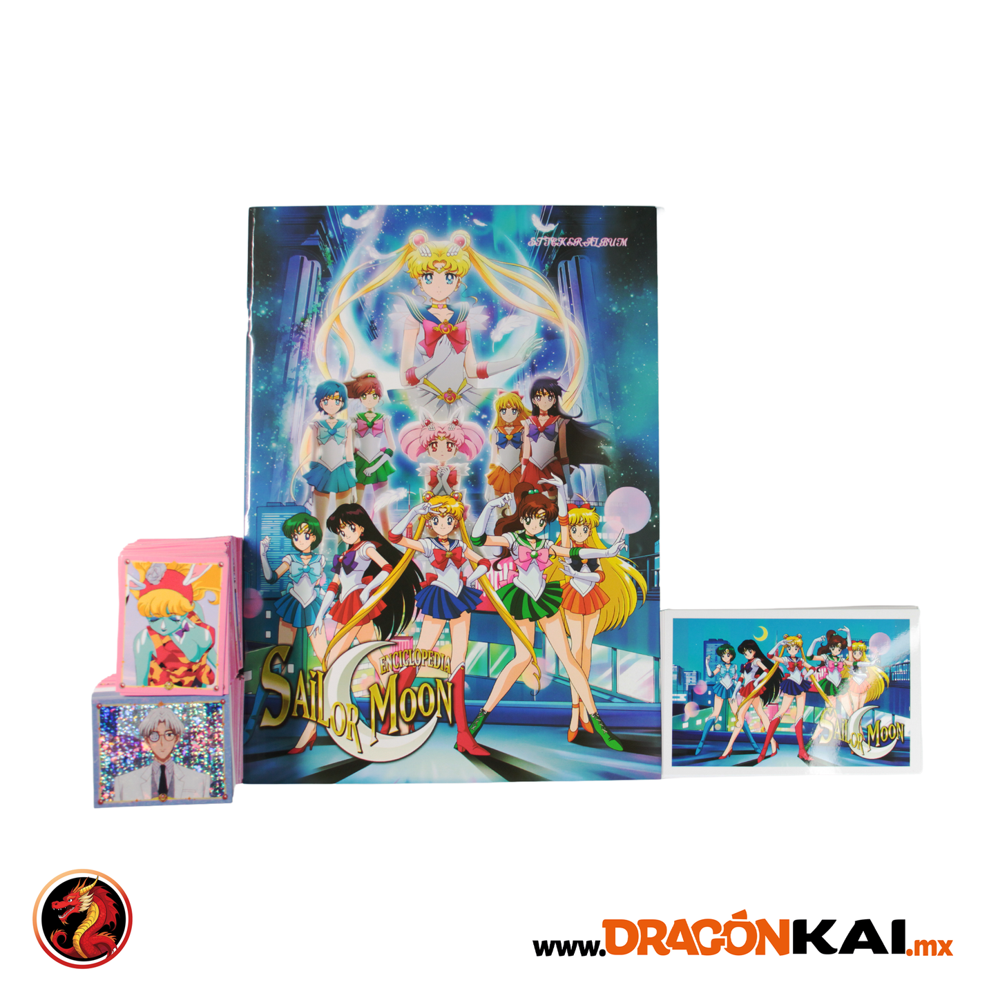 Álbum Enciclopedia Sailor Moon + Set completo a pegar