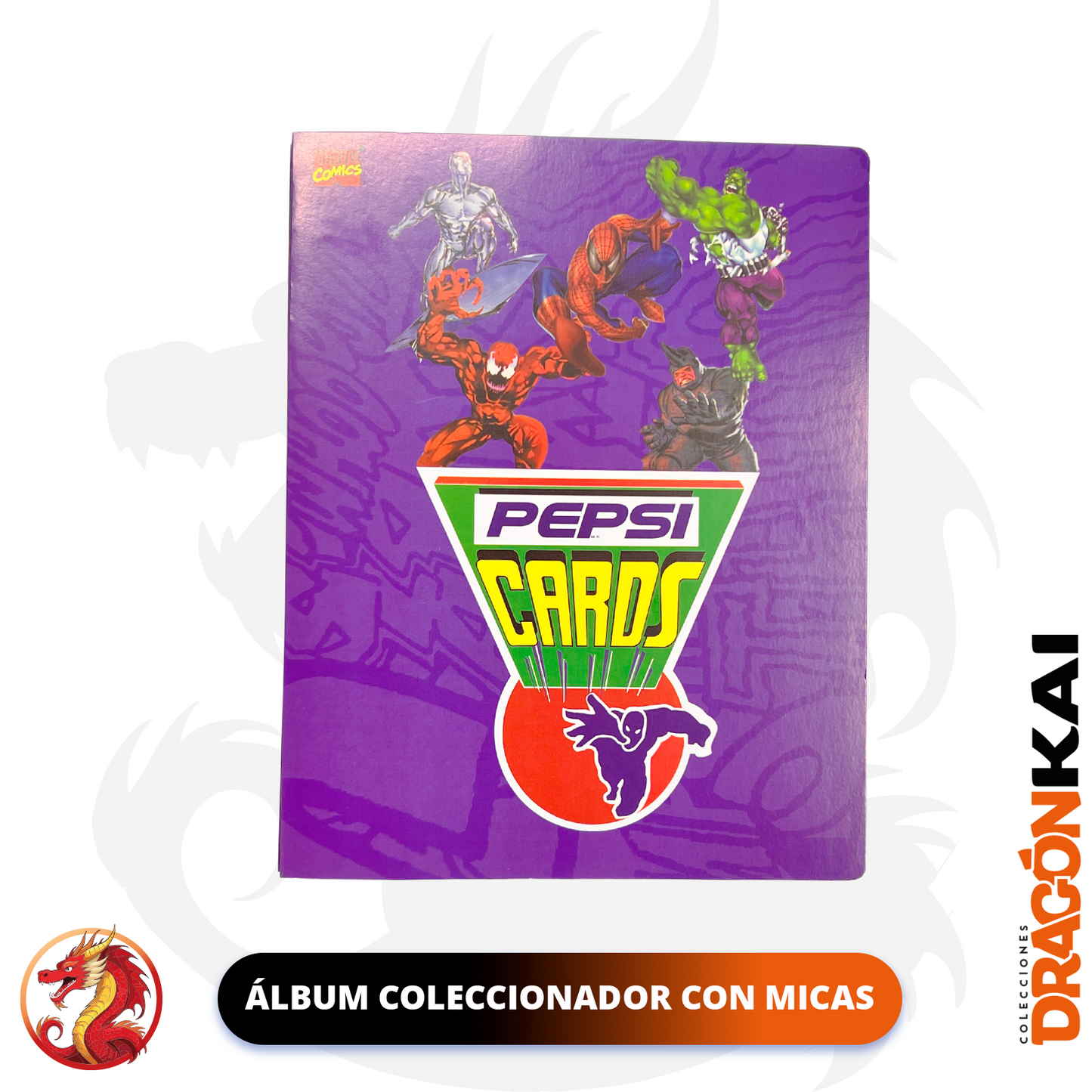 Coleccionador Pepsicards Marvel + Micas (NO TARJETAS)