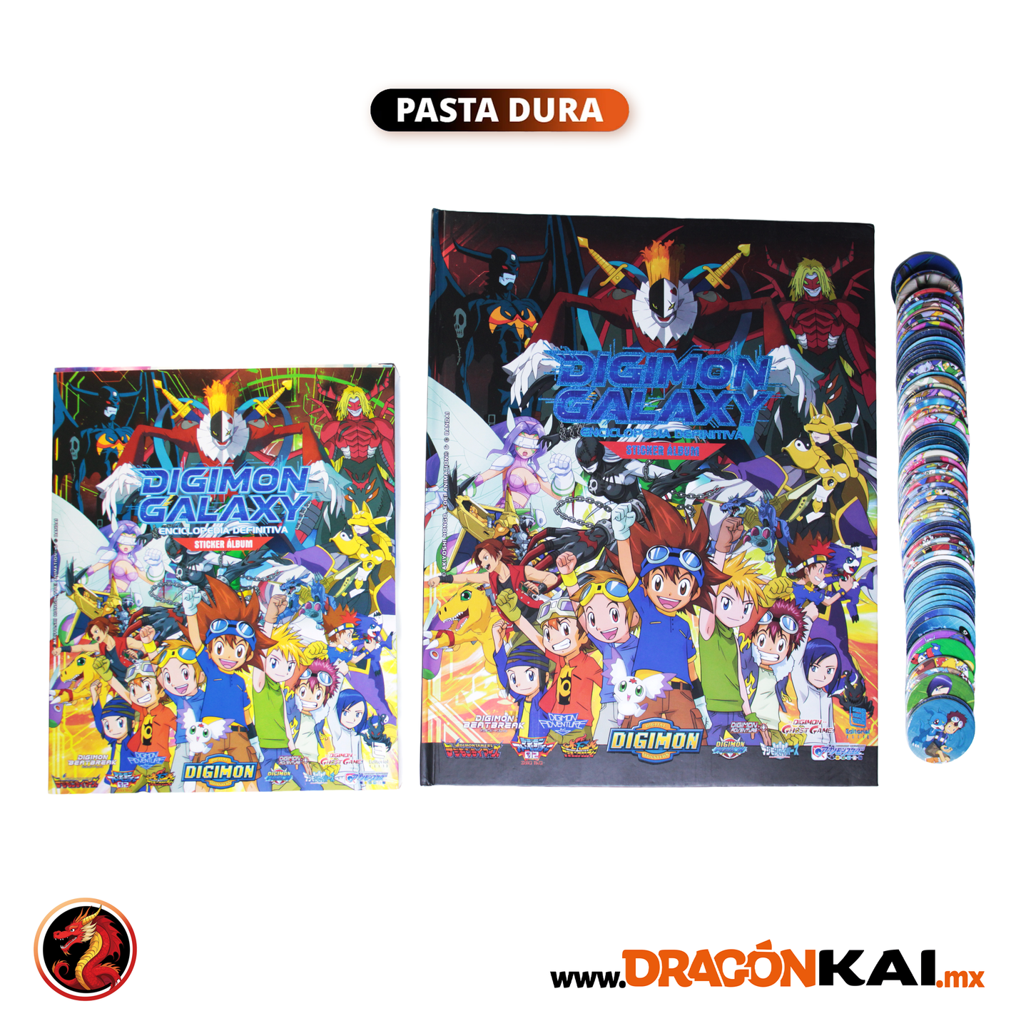 Album Enciclopedia Pasta Dura DIGIMON GALAXY + set completo a pegar