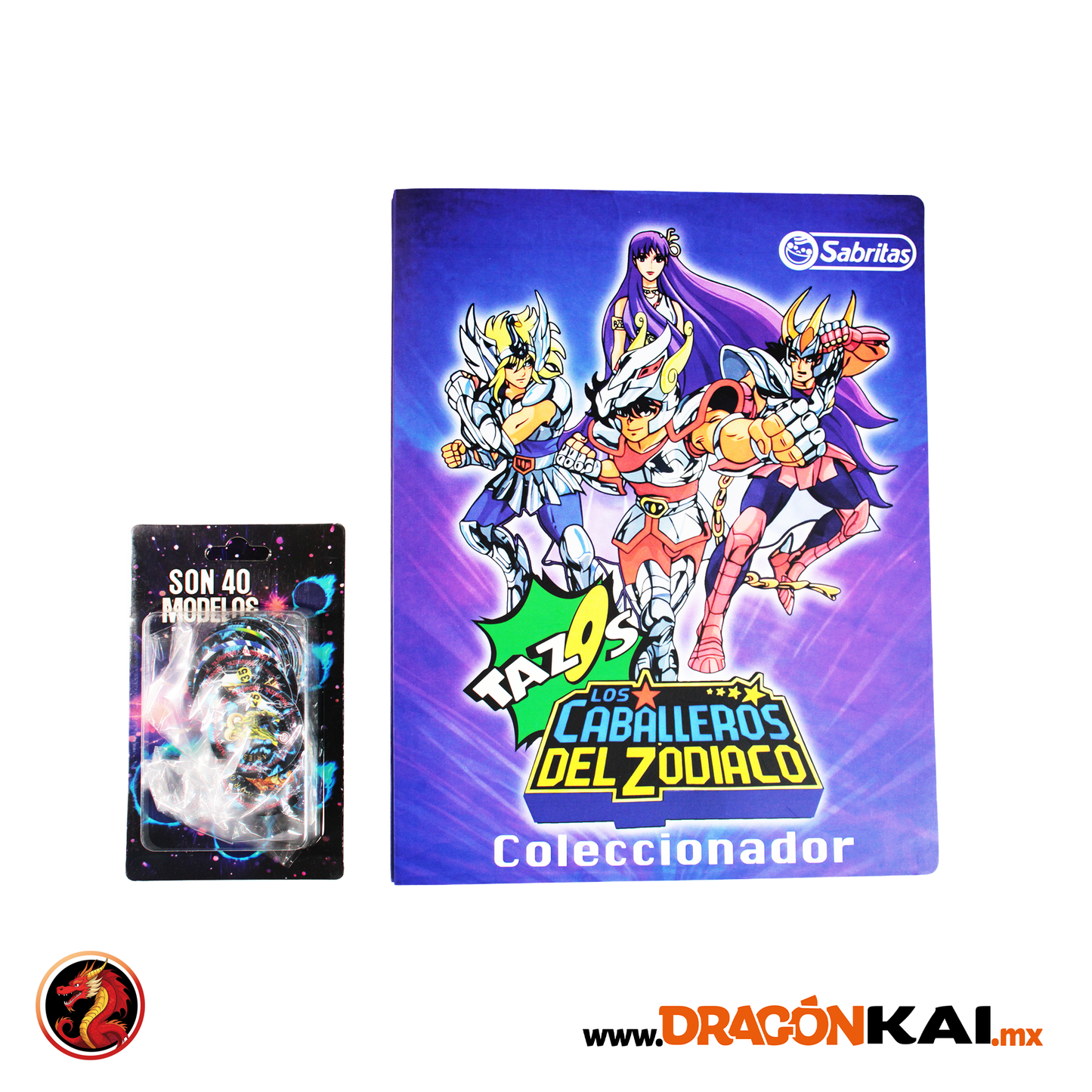 Tazos Caballeros del Zodiaco Clásicos (Custom) + Coleccionador