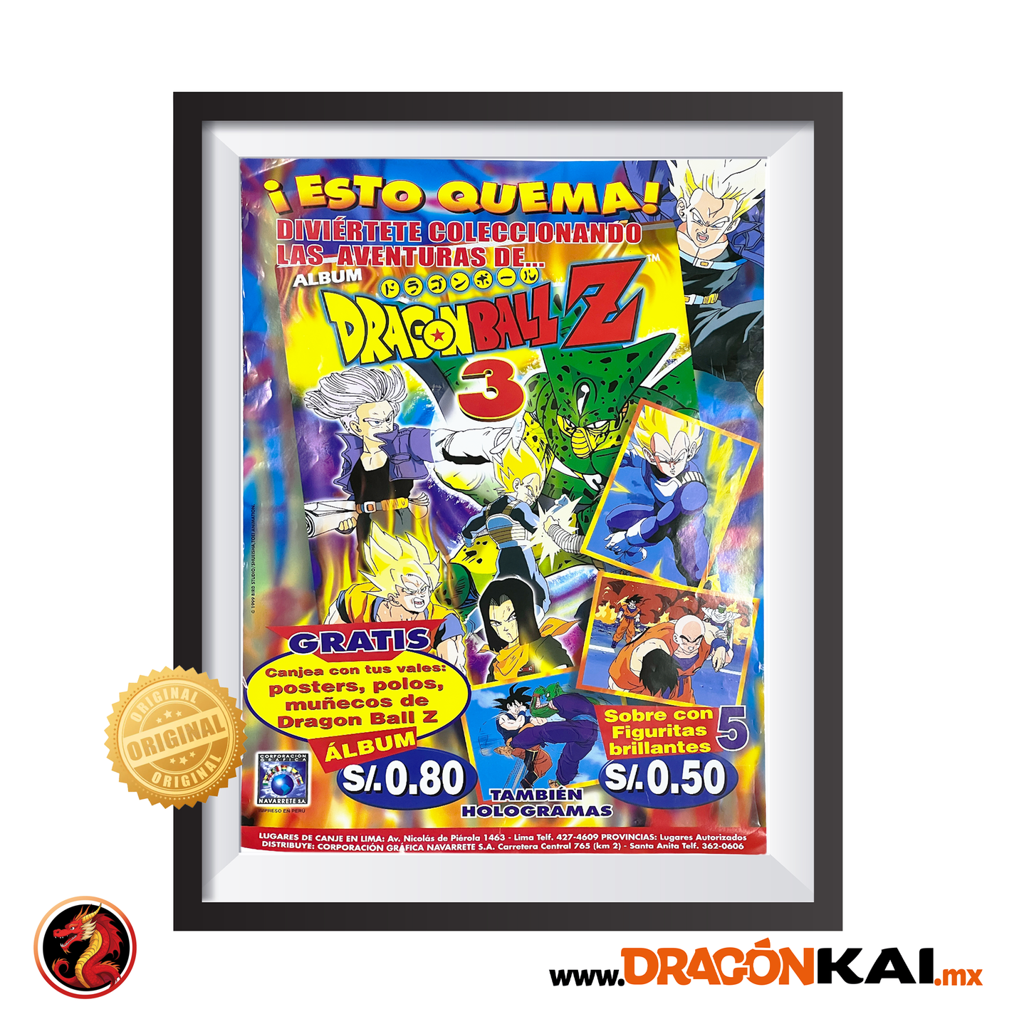 Póster Promocional Dragon Ball Z 3 – Navarrete (1999, Perú)