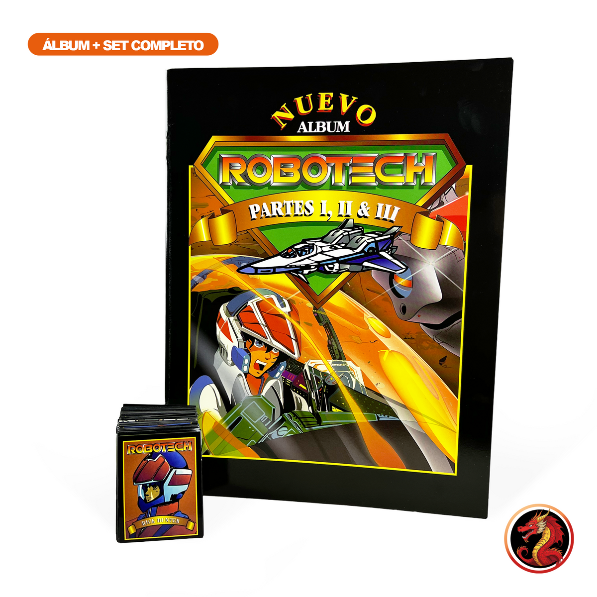 Álbum Robotech Partes I, II & III (Re. Salo) + Set completo