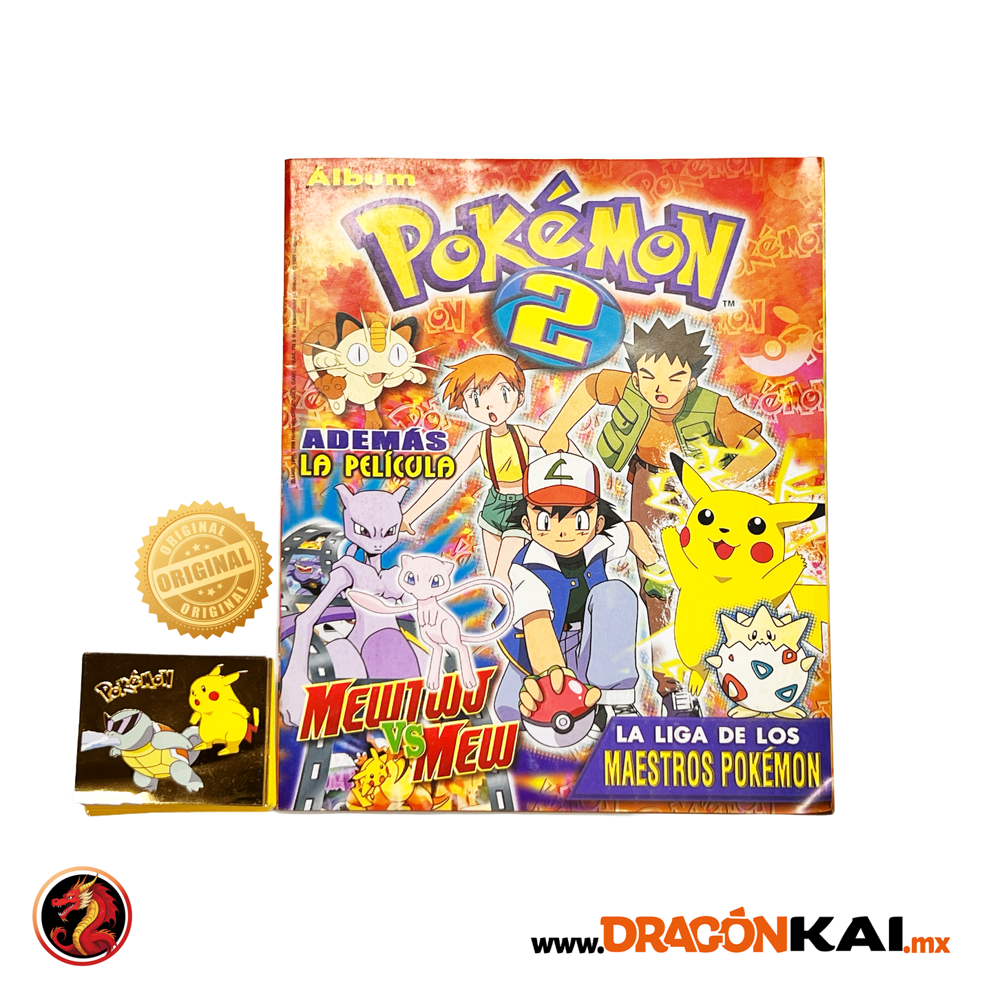Álbum Pokemon 2 (Original Navarrete)+ set completo a pegar
