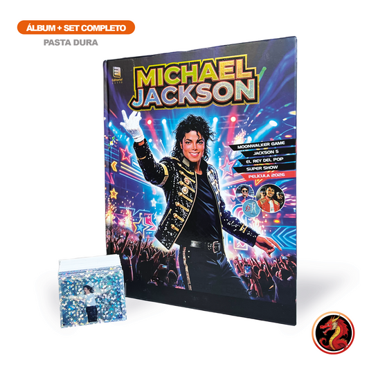 Michael Jackson – The King of Pop | Álbum Pasta Dura + Set Completo