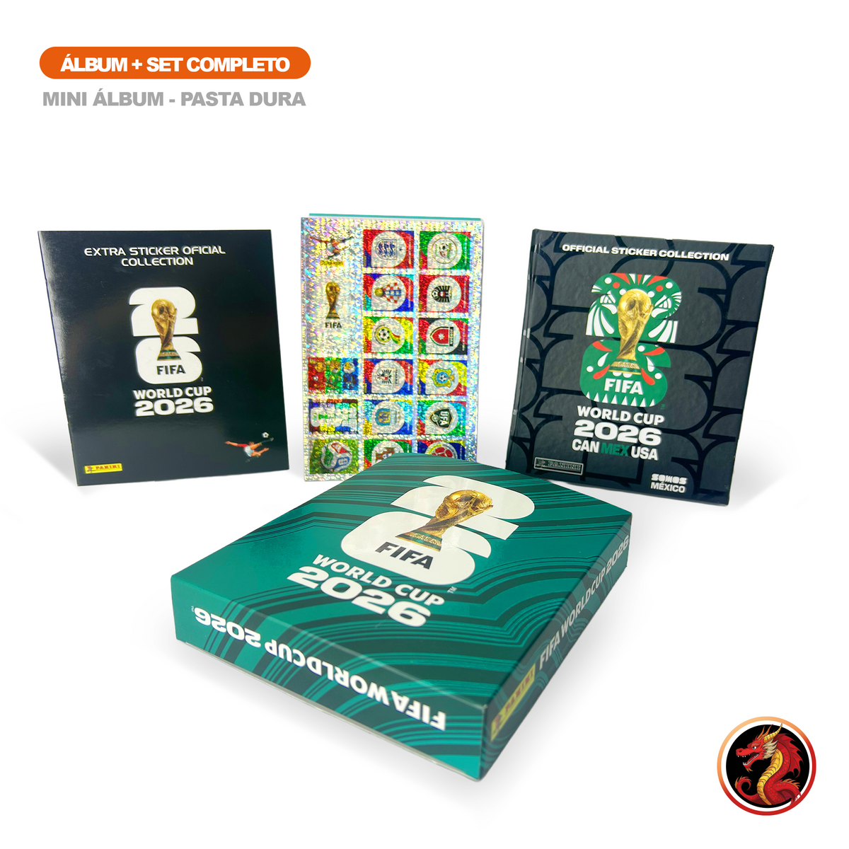PANINITO Black Edition – Mini Álbum Pasta Dura Mundial 2026 + Set completo
