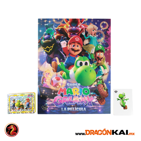 Álbum Super Mario Galaxy: La Película + Set completo a pegar
