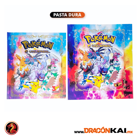 Álbum Enciclopedia Pasta Dura Pokemon Universal + Set completo a pegar