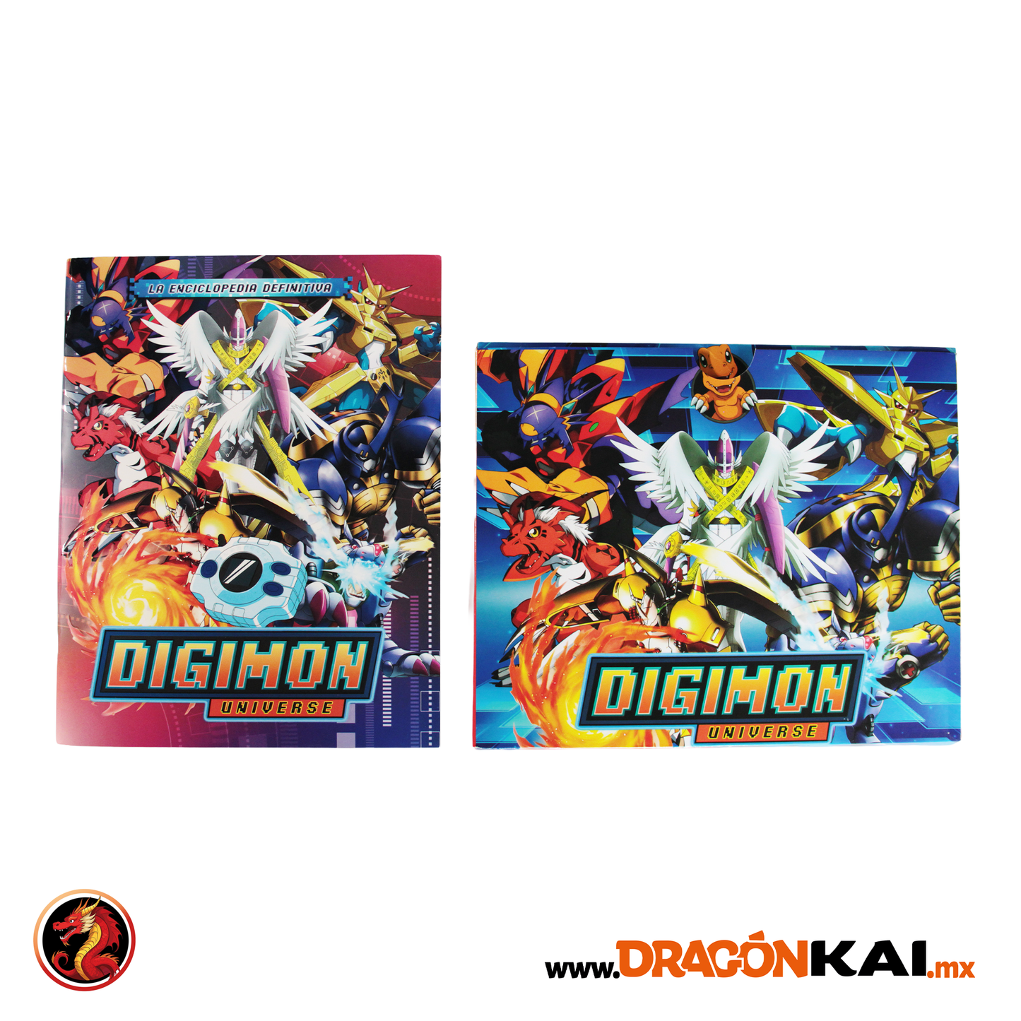 Álbum Enciclopedia Digimon Universe (Editorial Zero) + Set completo a pegar