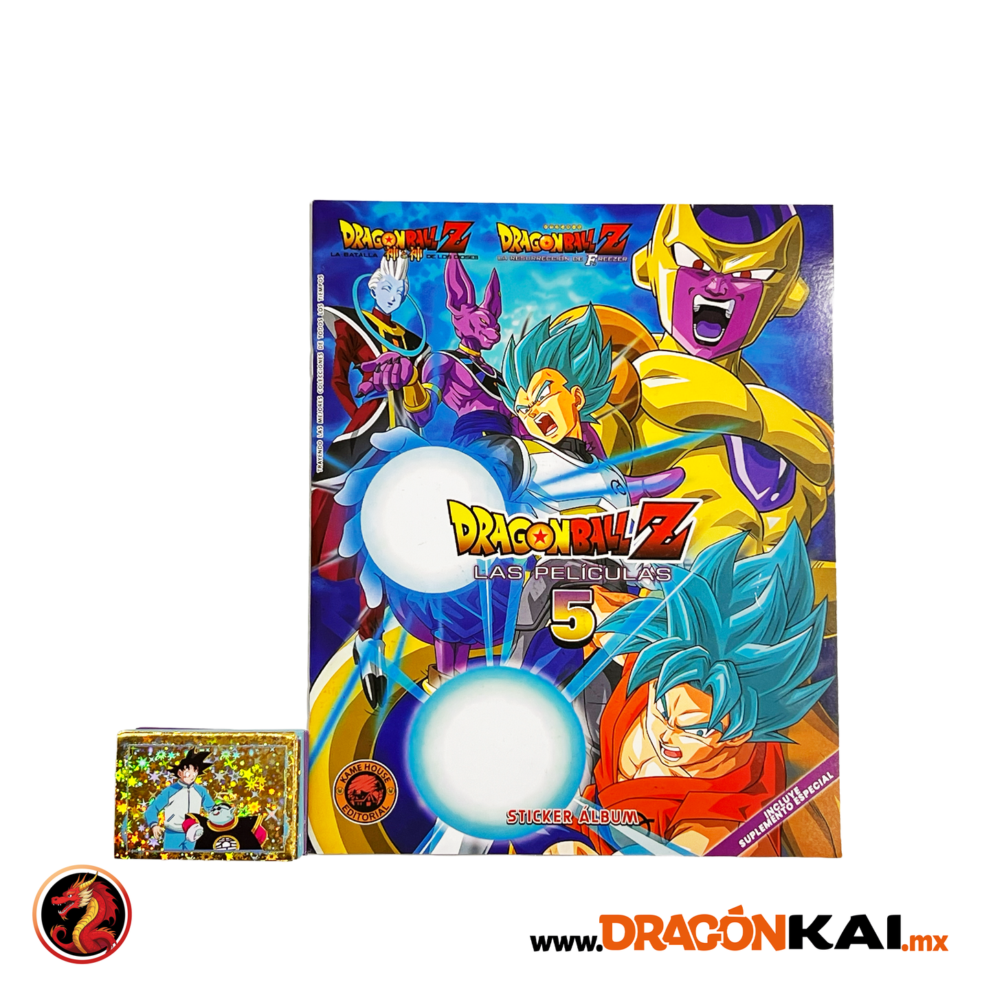 Álbum Dragon Ball Z: Las Películas Vol. 5 + Set completo de estampas a pegar