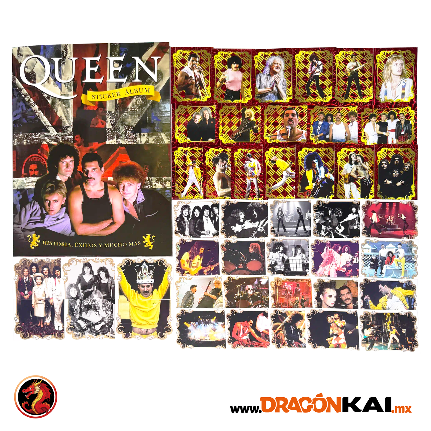 Álbum Queen (Editorial Zero) + Set completo a pegar