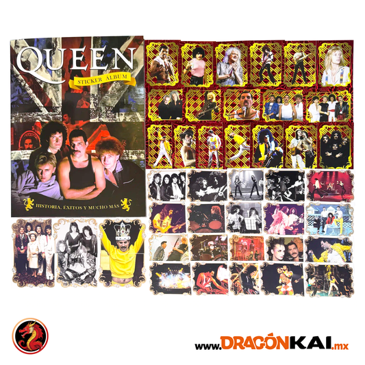 Álbum Queen (Editorial Zero) + Set completo a pegar