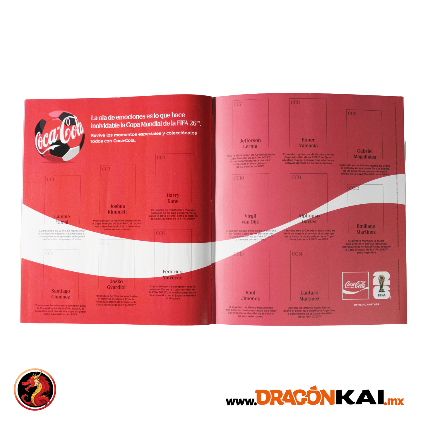 Álbum Oficial Mundial 2026 (Panini) Versión Internacional