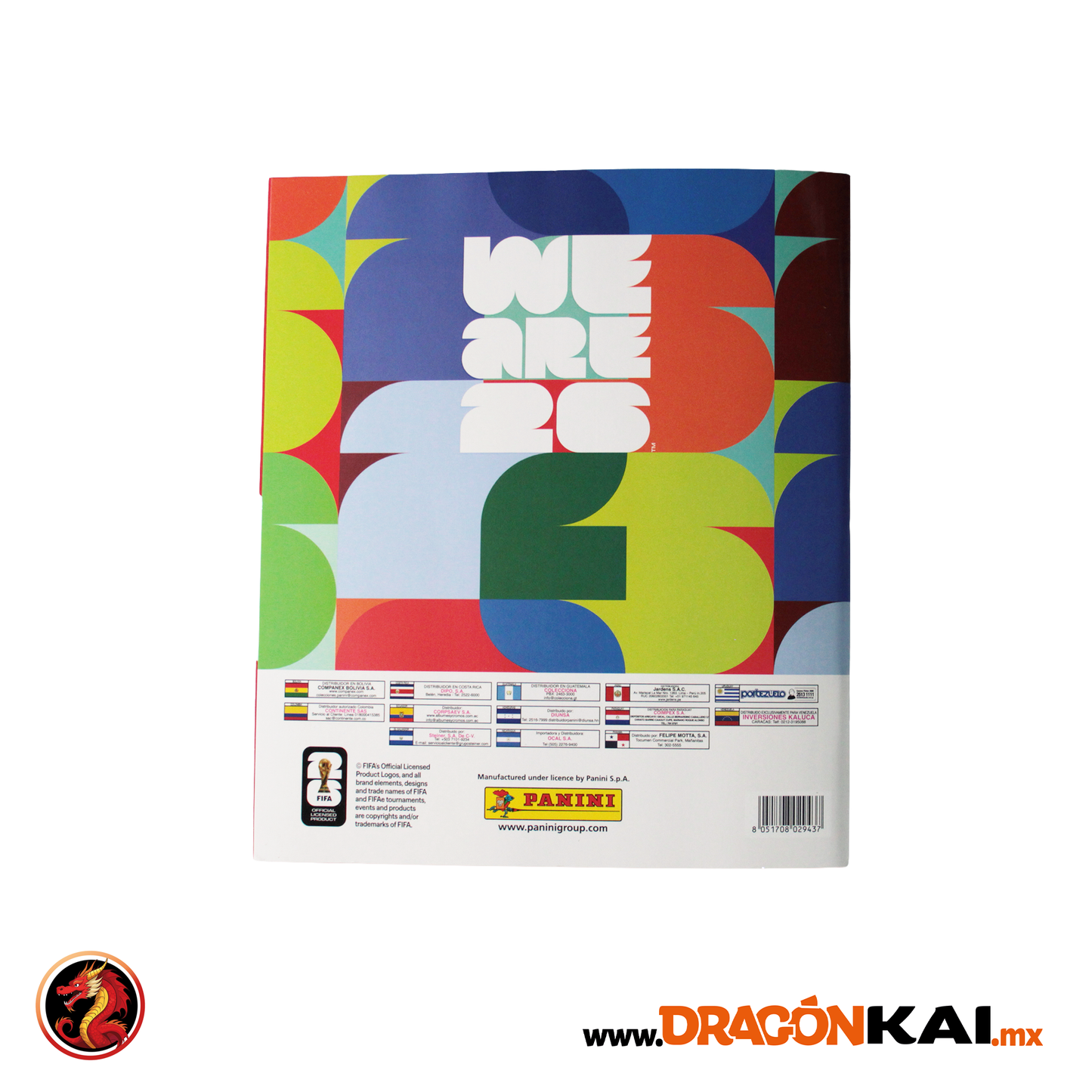 Álbum Oficial Mundial 2026 (Panini) Versión Internacional