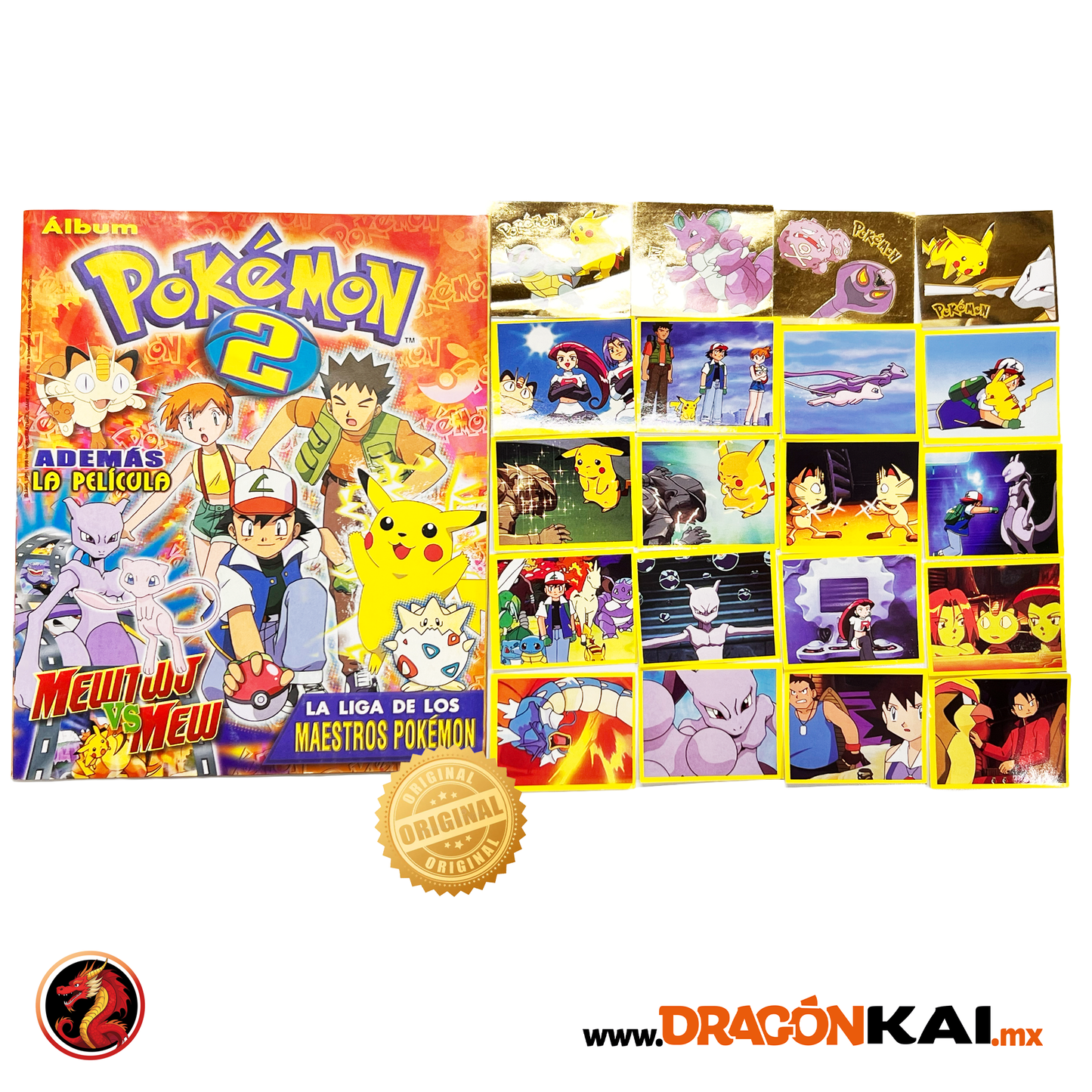 Álbum Pokemon 2 (Original Navarrete)+ set completo a pegar