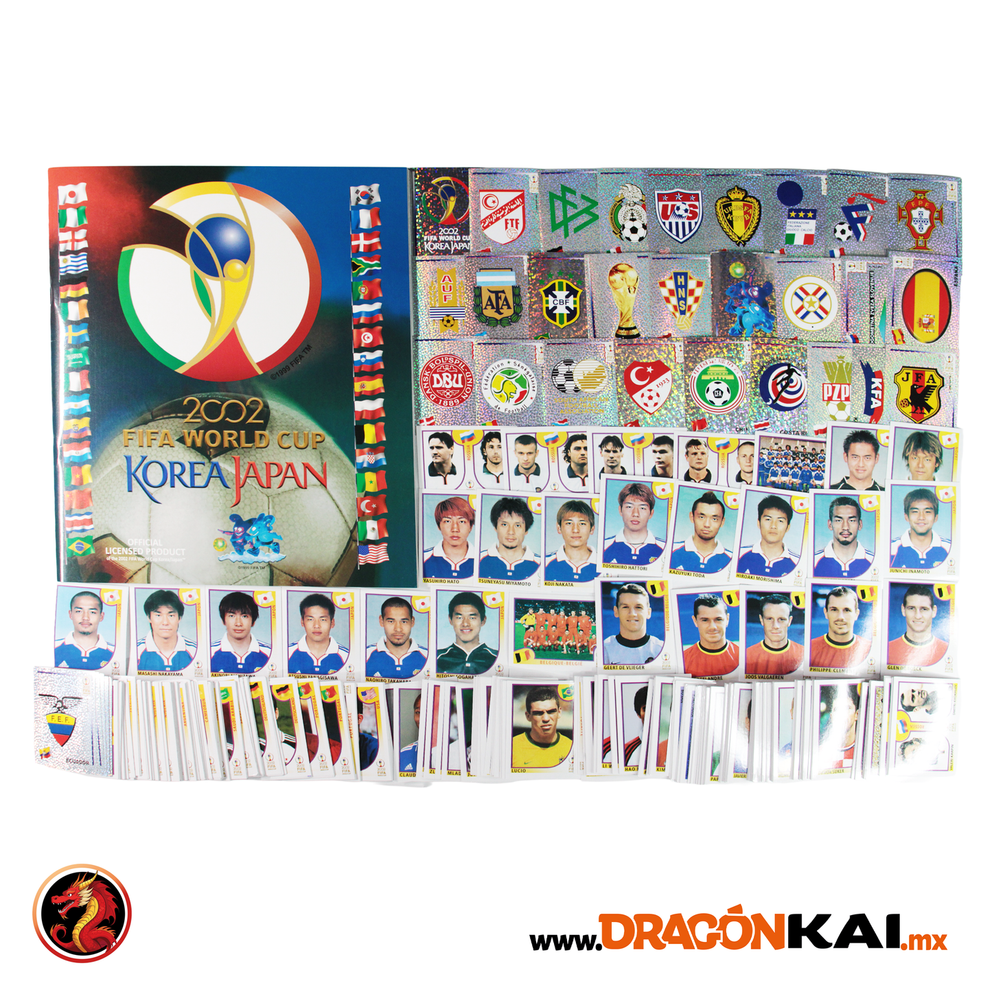 Álbum Korea Japan 2002 (Re. Panini) + Set completo a pegar