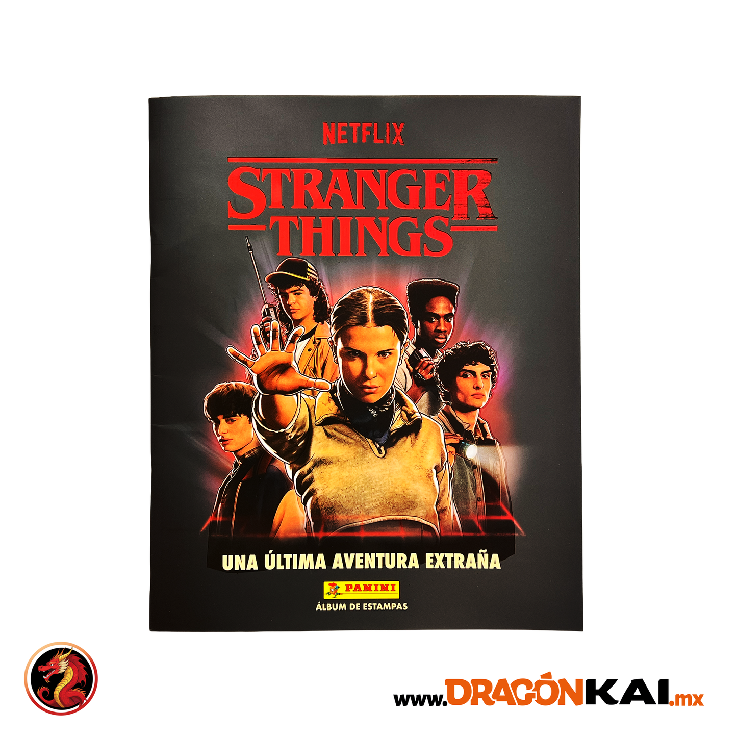 Álbum Stranger Things: Una Última Aventura Extraña (Panini 2025) + Set completo a pegar