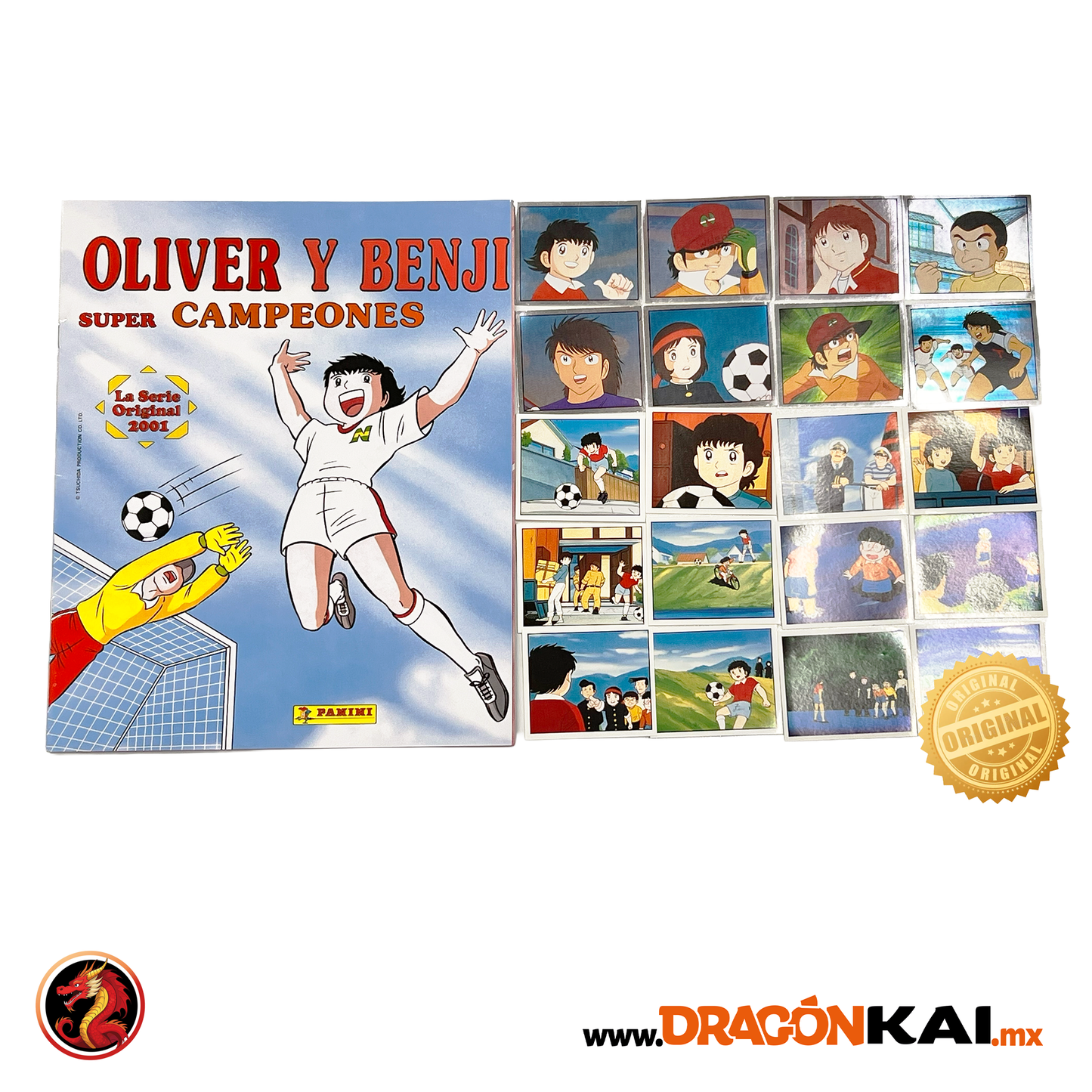 Álbum Oliver y Benji (Super Campeones) + Set completo a pegar