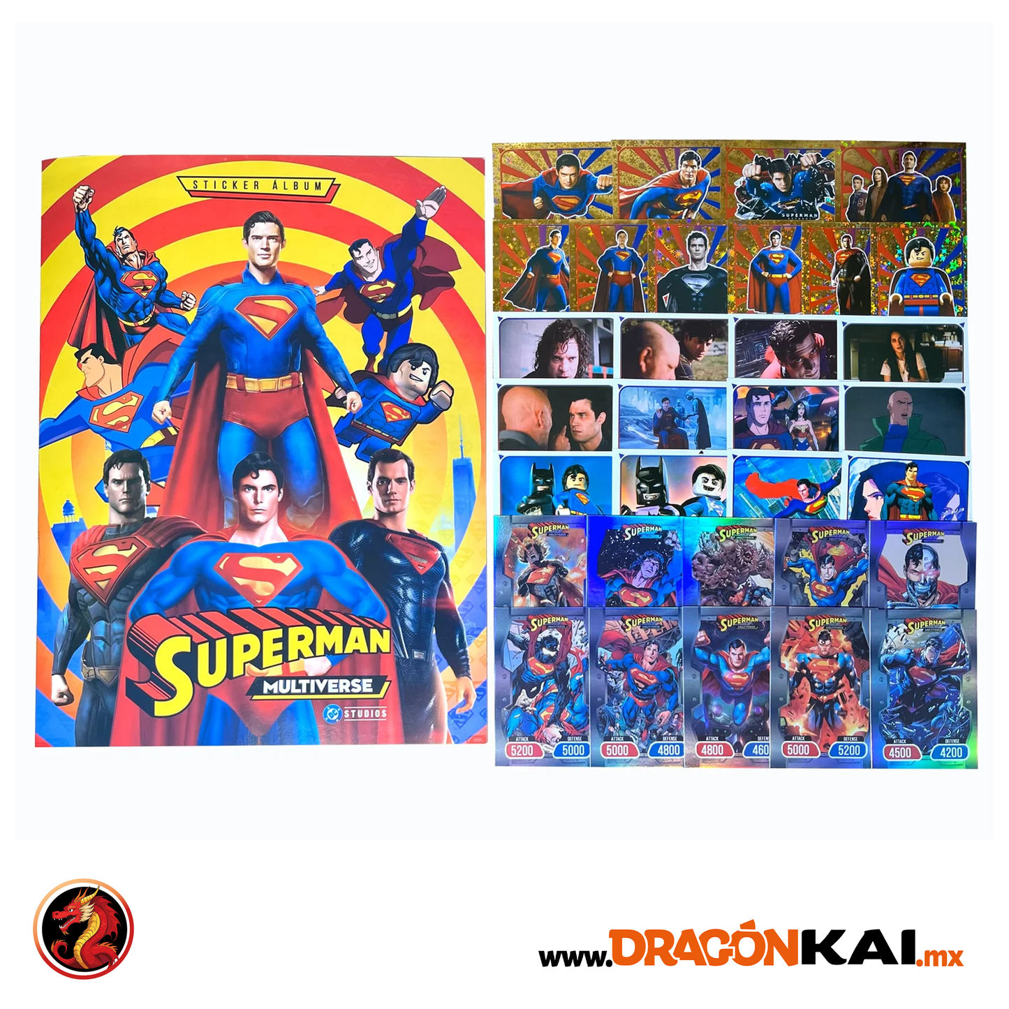 Álbum Superman Multiverse + Set completo
