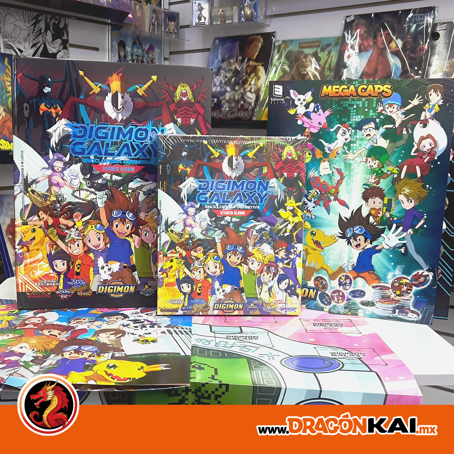 Album Enciclopedia Pasta Dura DIGIMON GALAXY + set completo a pegar