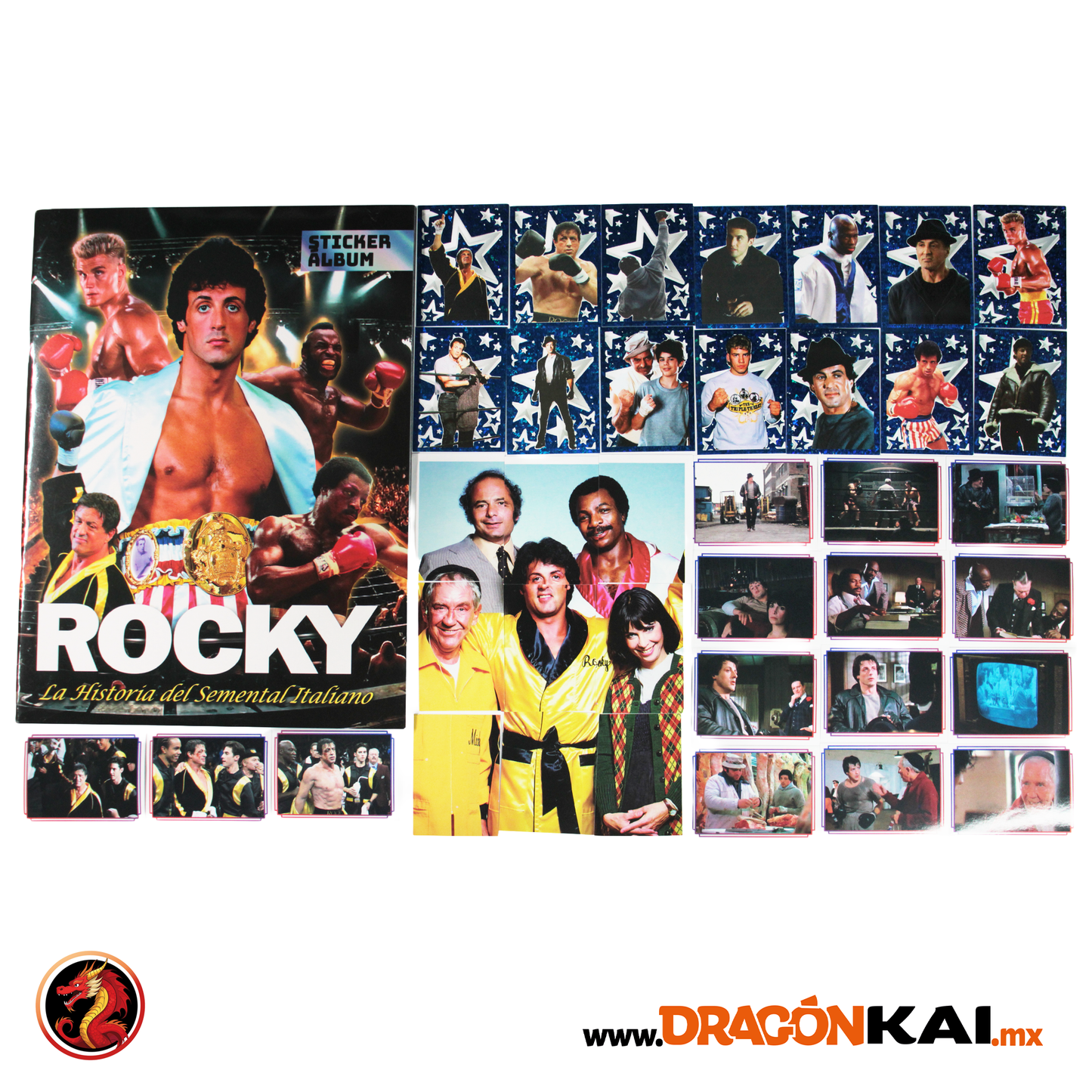 Álbum Rocky: La Historia del Semental Italiano + Set completo a pegar