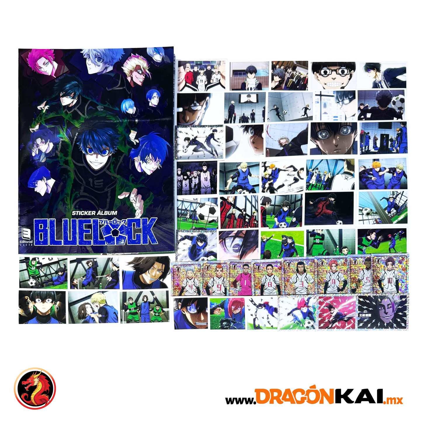 Álbum Blue Lock + Set completo de a pegar