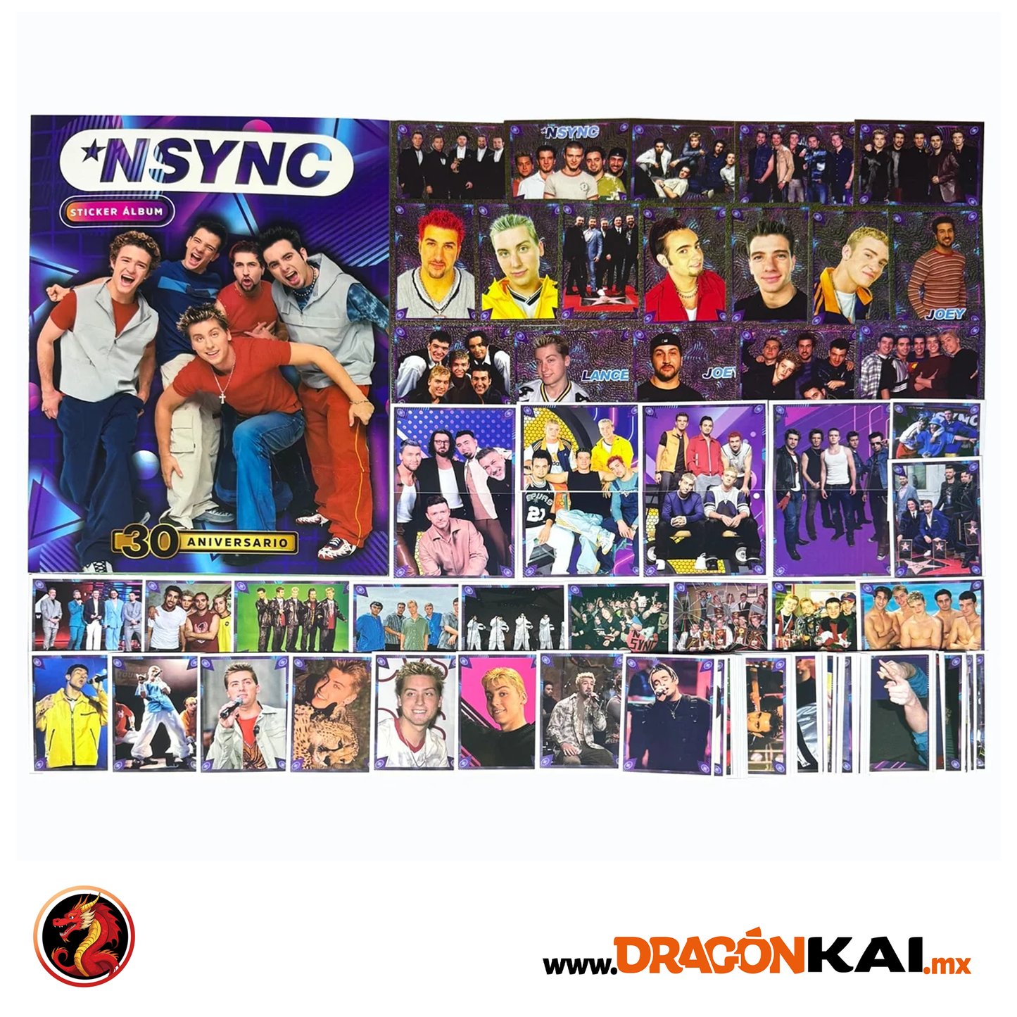 Álbum NSYNC 30 Aniversario + Set completo a pegar