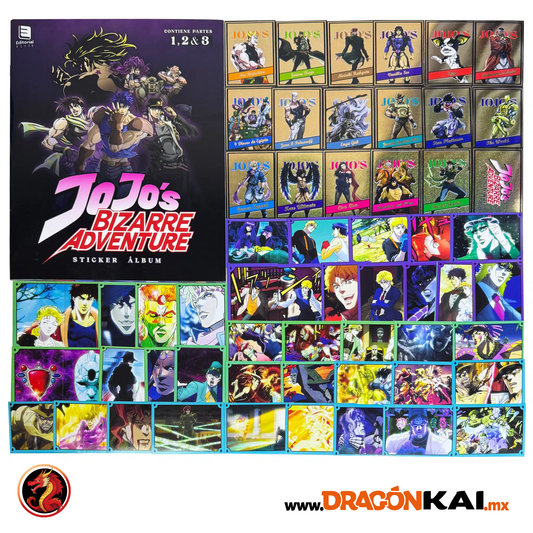 Álbum Jojos Bizarre Adventure + Set completo a pegar