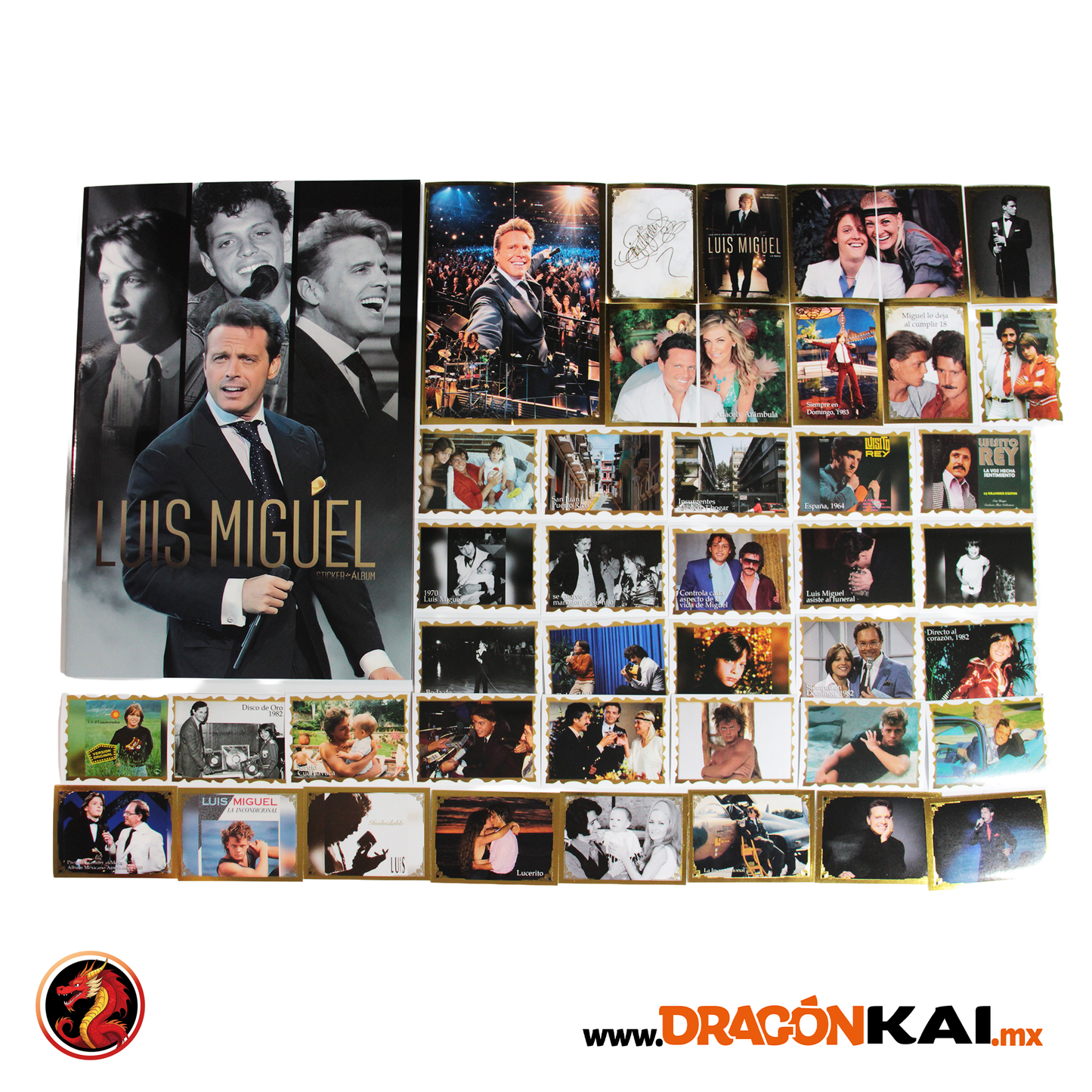 Álbum Luis Miguel + Set completo a pegar