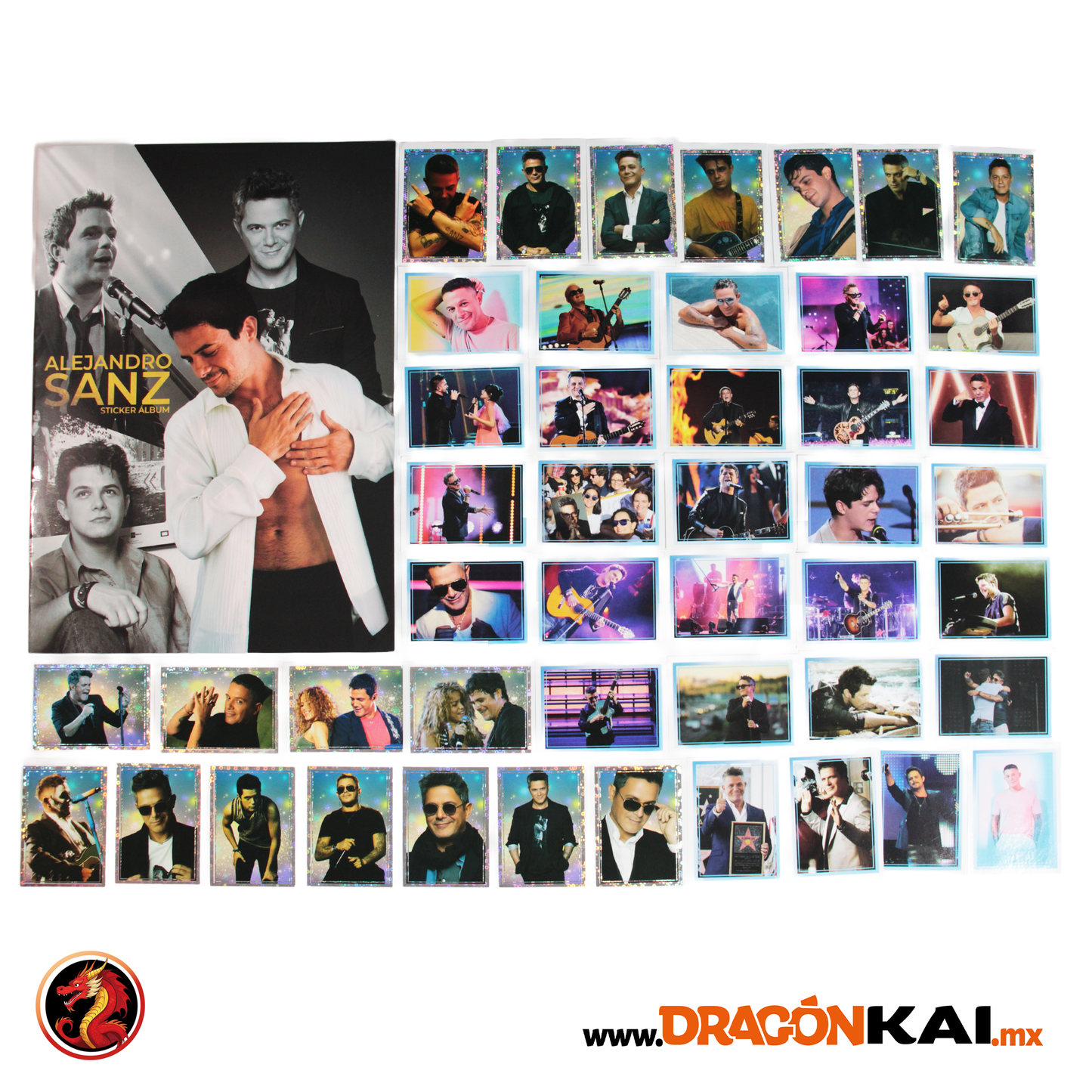 Álbum Alejandro Sanz + Set completo a pegar